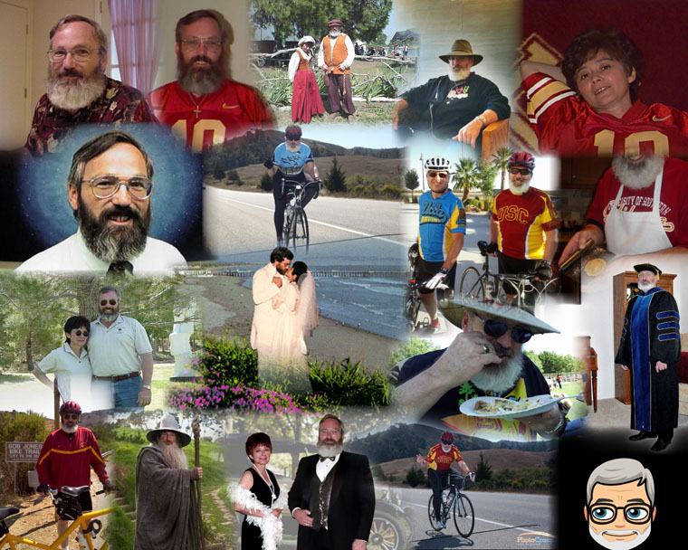 Collage of Ed Beyer over the years.